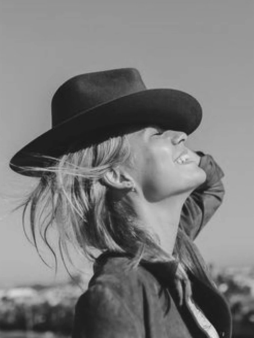 Black Brixton Messer Fedora hat